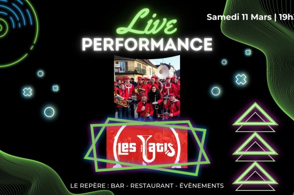 Les Yatis en concert dans votre Bar & restaurant Le Repère Pont de Vaux - samedi 11 mars