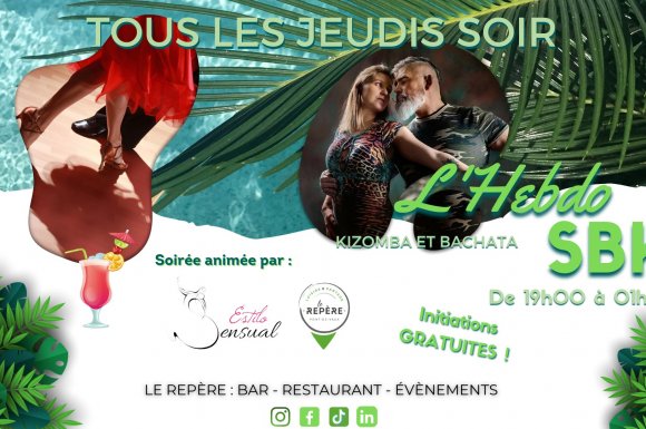 Lancement des soirées dansantes SBK hebdomadaire dans votre Bar & Restaurant Le Repère Pont de Vaux - 01 juin
