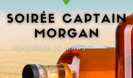 Soirée Captain Morgan dans votre Bar Le Repère Pont de Vaux - 24 mars
