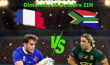 Soirée Coupe du Monde de Rugby Diffusion sur écran géant Pont de Vaux proche Macon  dimanche 15 Octobre